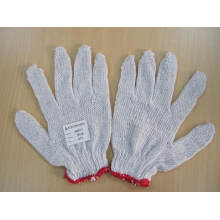 Gants de travail légers en coton blanc, bleu, 24 g